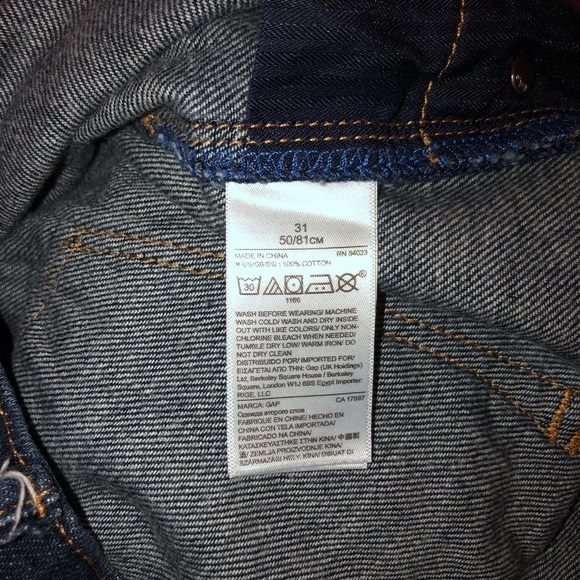 Gap 1969 Original Wide Leg Crop Jeans - Picture 5 of 7